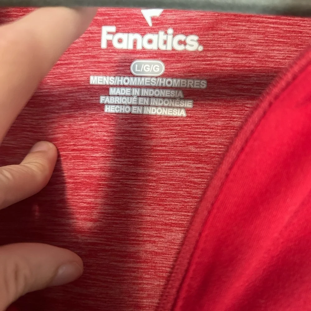 Men’s Fanatics Red Atlanta Falcons Pullover, Size L